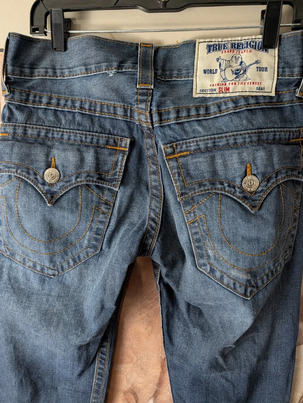 True Religion Slim Men’s Jeans - Medium Blue Size 28